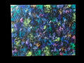 Real abstract modern art painting on canvas 25cm x 20cm unique