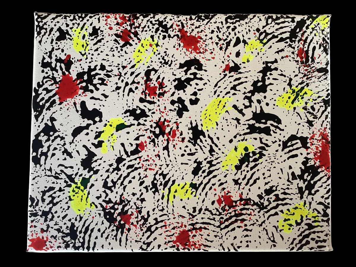 Real Abstract Modern Art Painting on Canvas Unique