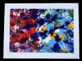 Real abstract art painting on canvas 24 x 18cm unique
