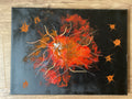 Real Abstract Modern Art Painting on Canvas  40cm x 30cm Unique