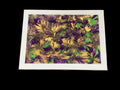 Real abstract art painting on canvas 24 x 18cm unique