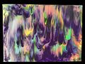 Real Abstract Modern Art Painting on Canvas 18cm x 13cm Unique