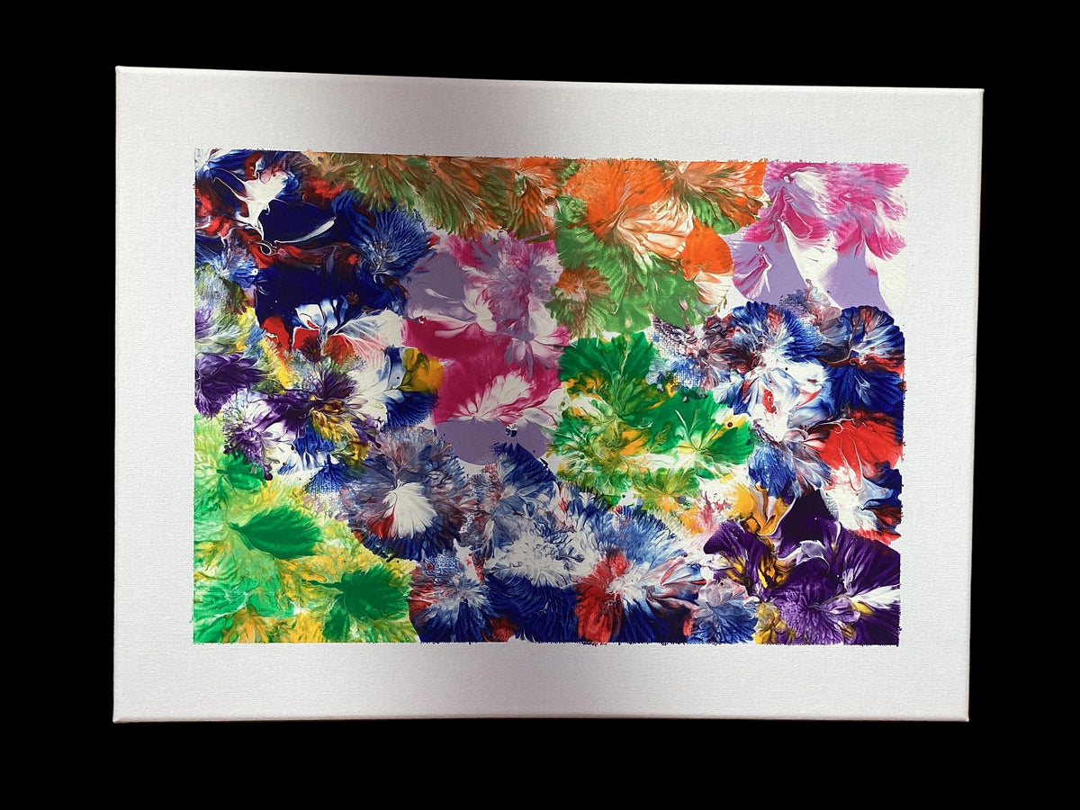 Real abstract art painting on canvas 40 x30cm unique