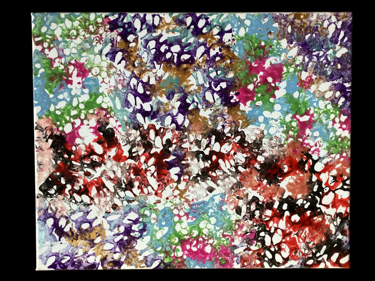 Real Abstract Modern Art Painting on Canvas 40cm x30cm Unique
