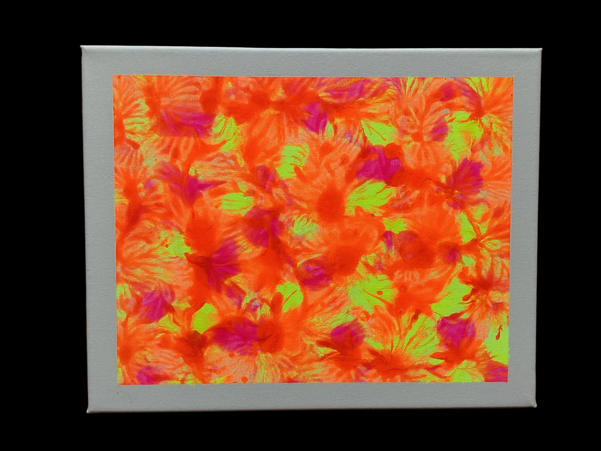 Real abstract art painting on canvas 30 x 24cm unique