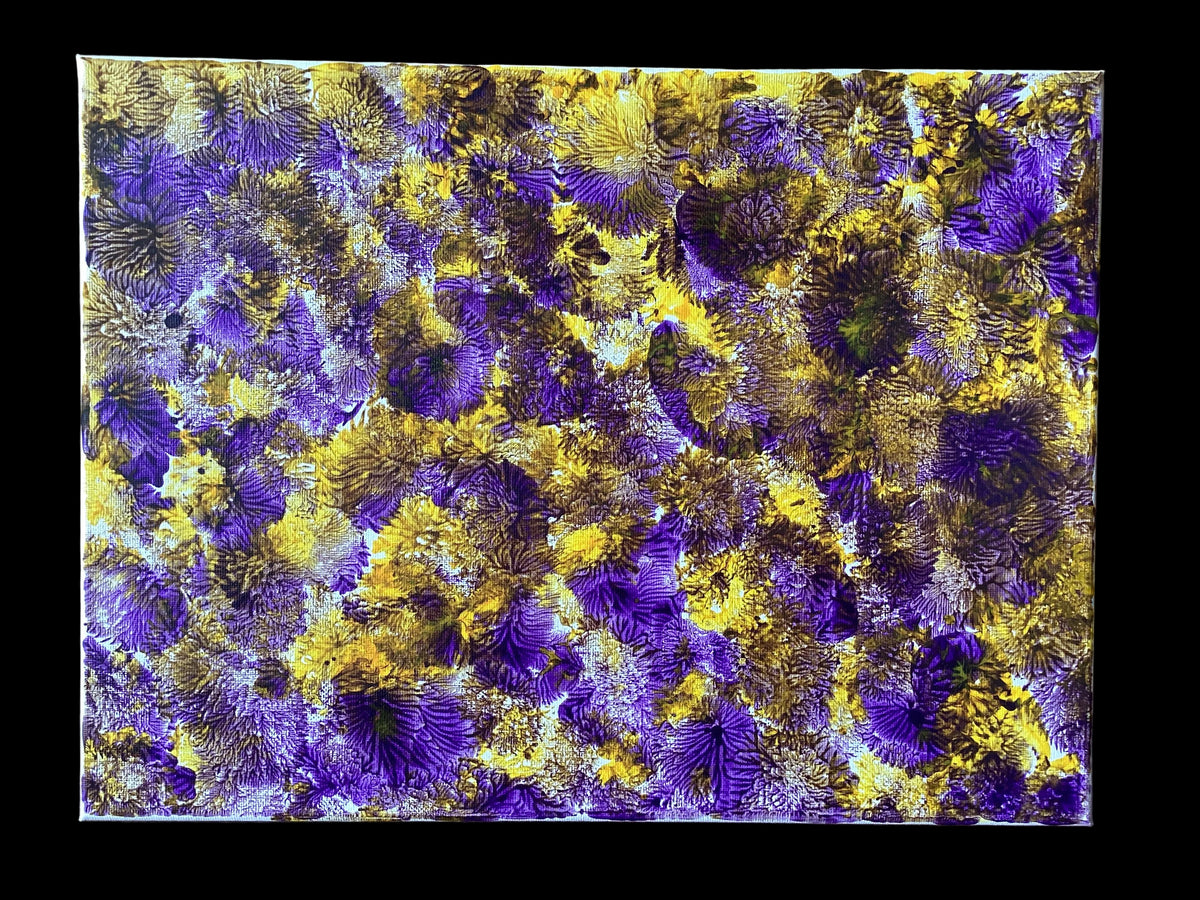 Real abstract modern art painting on canvas 40cm x 30cm unique