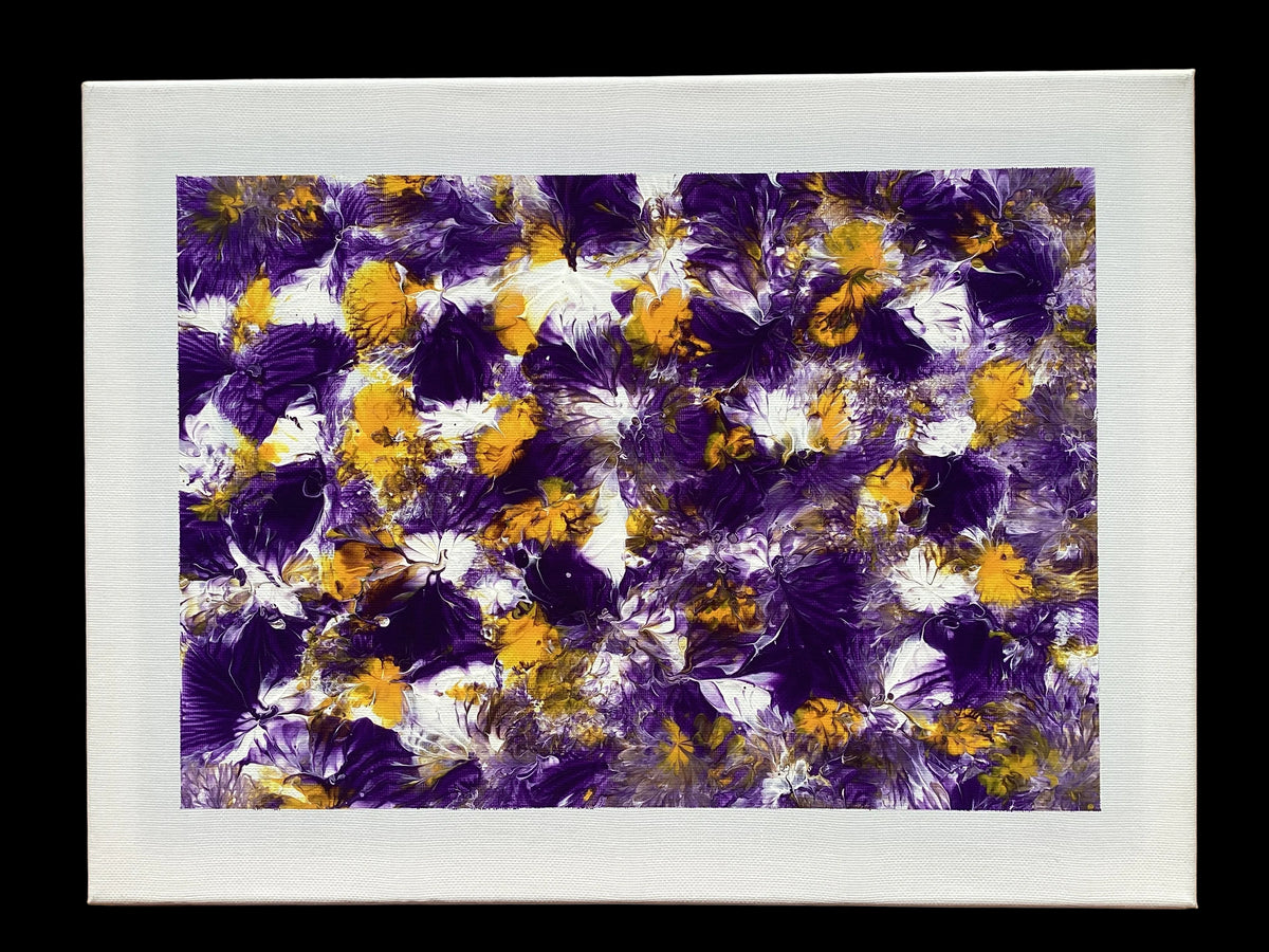 Real abstract art painting on canvas 40 x 30cm unique
