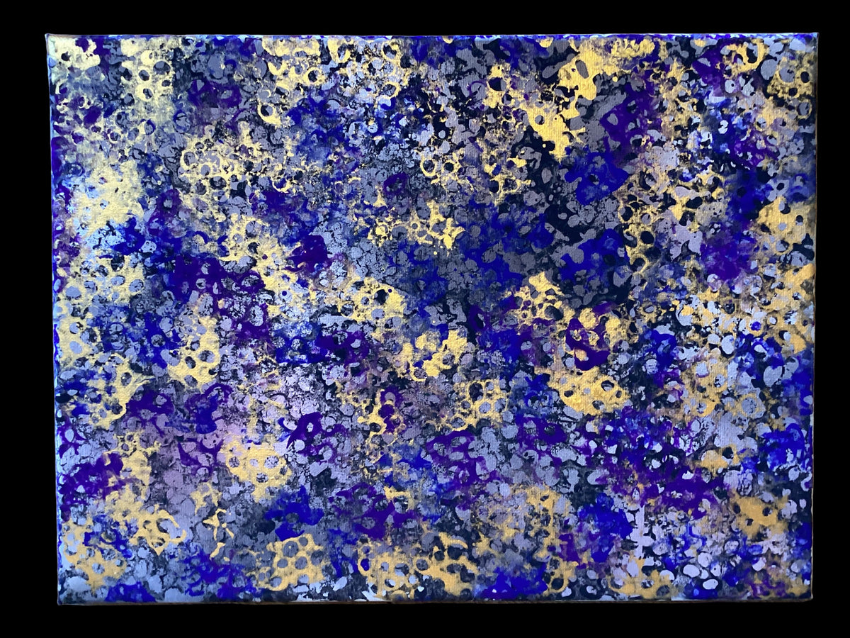 Real abstract modern art painting on canvas 40cm x30cm unique