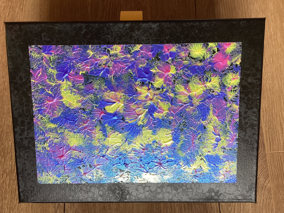 Real abstract art painting on canvas 40 x 30cm unique