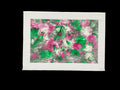 Real abstract art painting on canvas 18 x 13cm unique